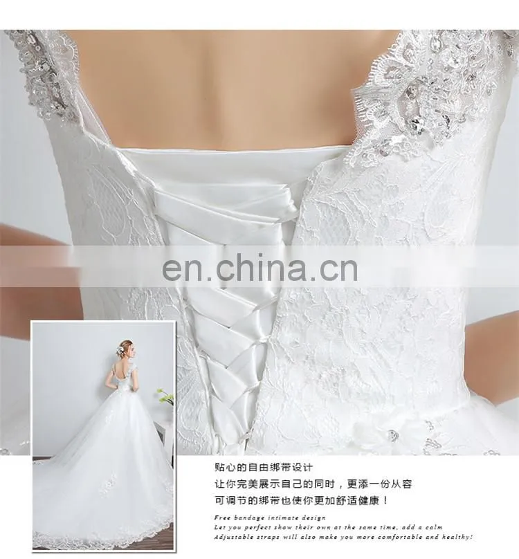 HS1606 Vintage Wedding dress Customized Plus size Beach Mermaid Bridal Gown