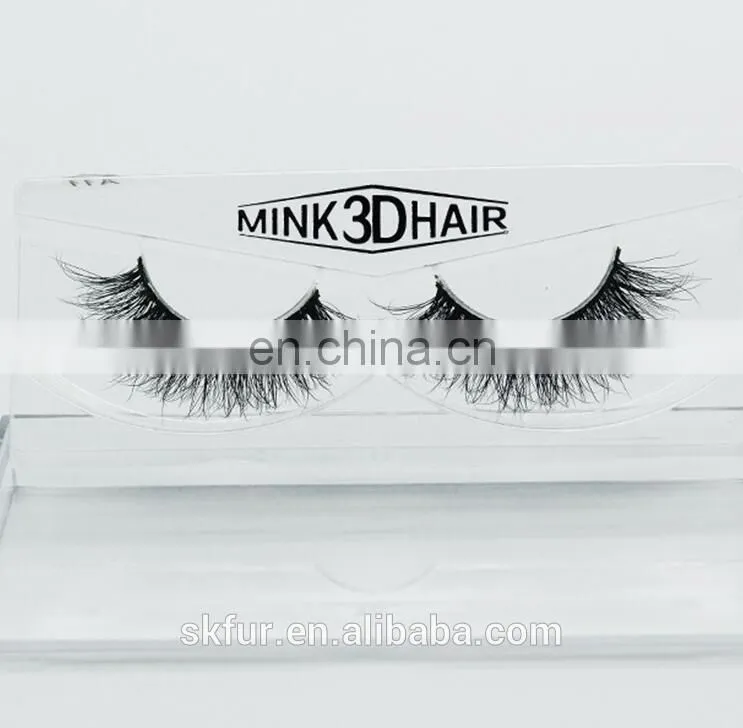 Factory wholesale private label custom package individual premium 3d 100% real mink lashes