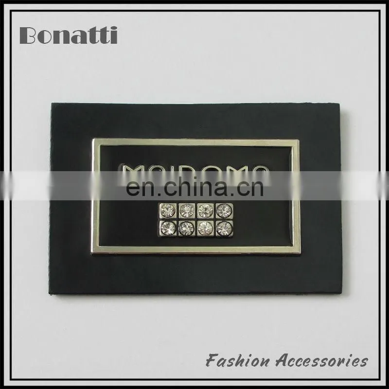 new design pu leather label or patches for garment
