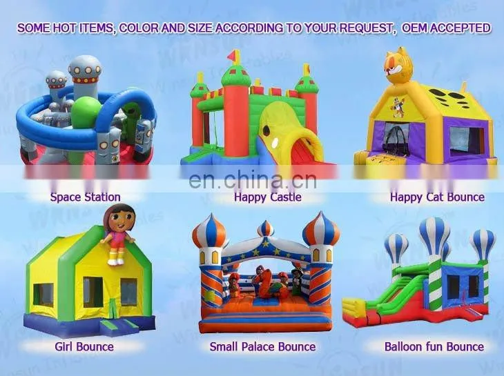 alibaba hot selling 0.55mm PVC cheap amusement park inflatable castle