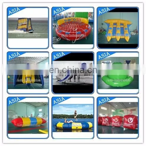 Hot Sale Inflatable Crazy UFO Boat / Flying Water Games