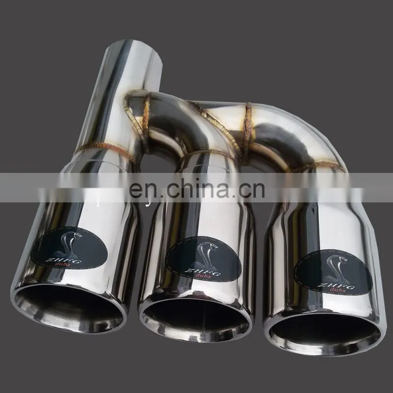 Stainless Steel Brushed Finish Dual Exhaust Tips