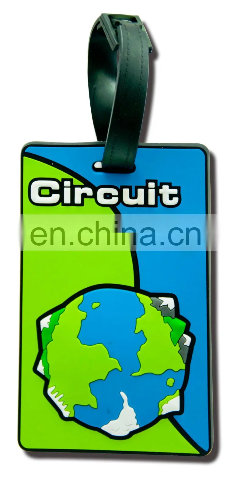 Soft PVC luggage tag supplier