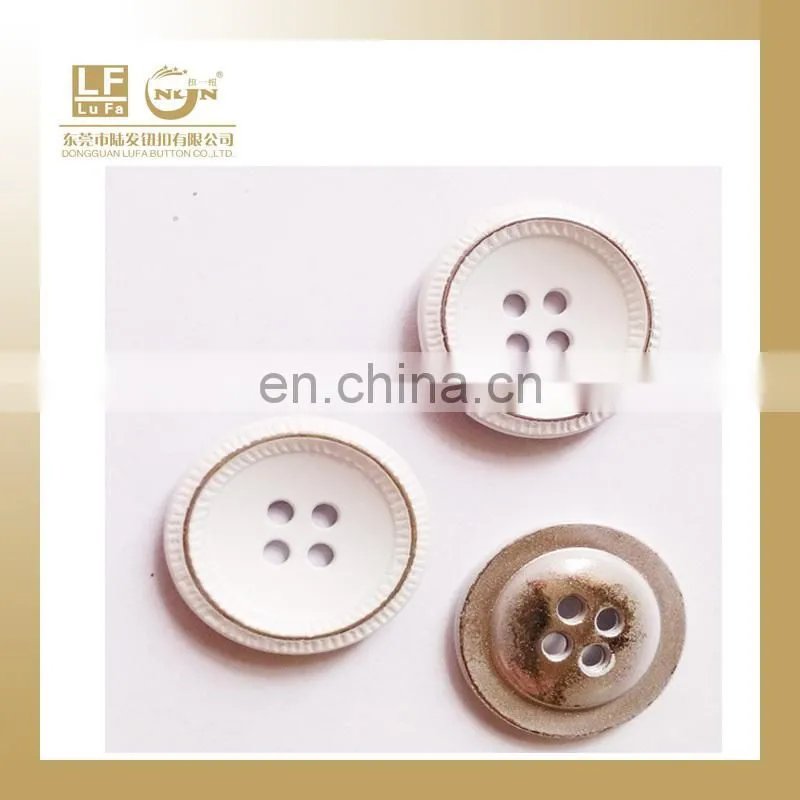 colored zinc alloy shirt button
