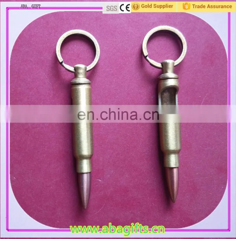 Custom Bullet shape Beer Bottle Opener keychain