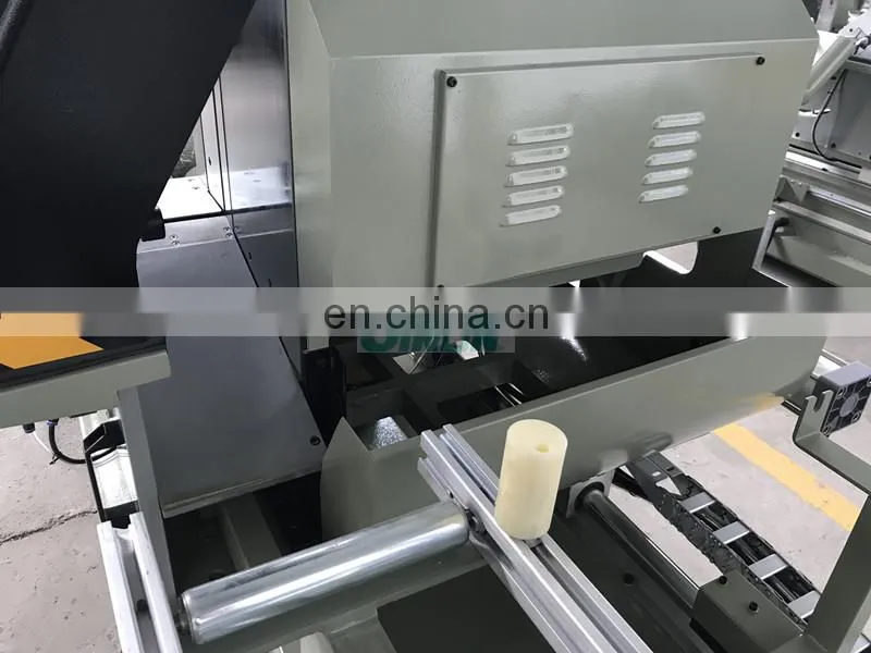 Automatic UPVC Window Frame Double Miter Cutting Saw