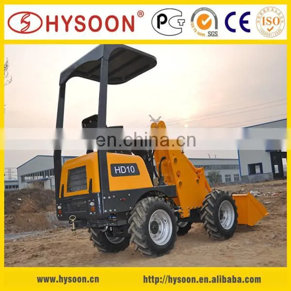 Taian hysoon 4wd Chinese affordable articulated mini wheel loader