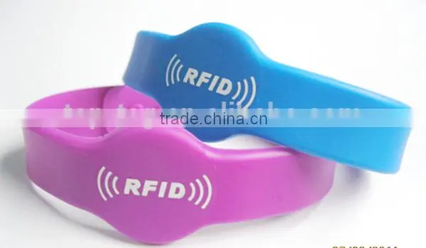 China Manufacturer Waterproof Custom Rfid Woven Wristband In Access Control