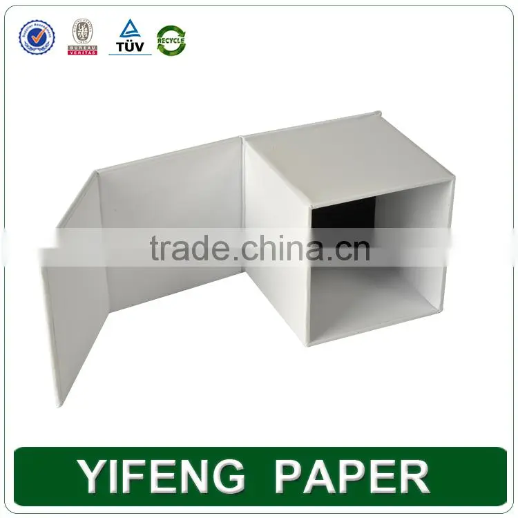 simple printing packaging luxury jewelry box rectangle folding paper box