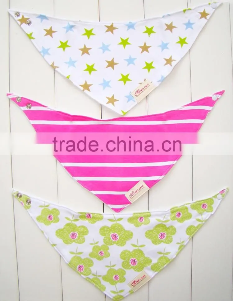 2016 Top Quality Boys Girls Custom Print Baby Bibs