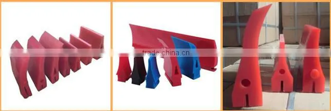 alibaba polyurethane primary belt scraper for conveyor