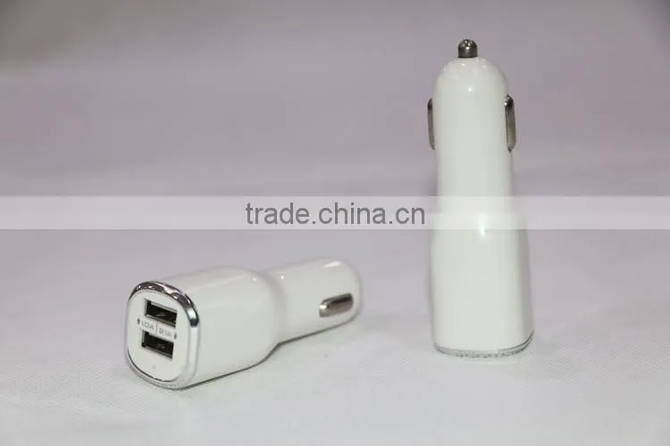 Premium car charger dual USB 2.1A auto charger have 5v 2.1Amp 2.1A output with premium design
