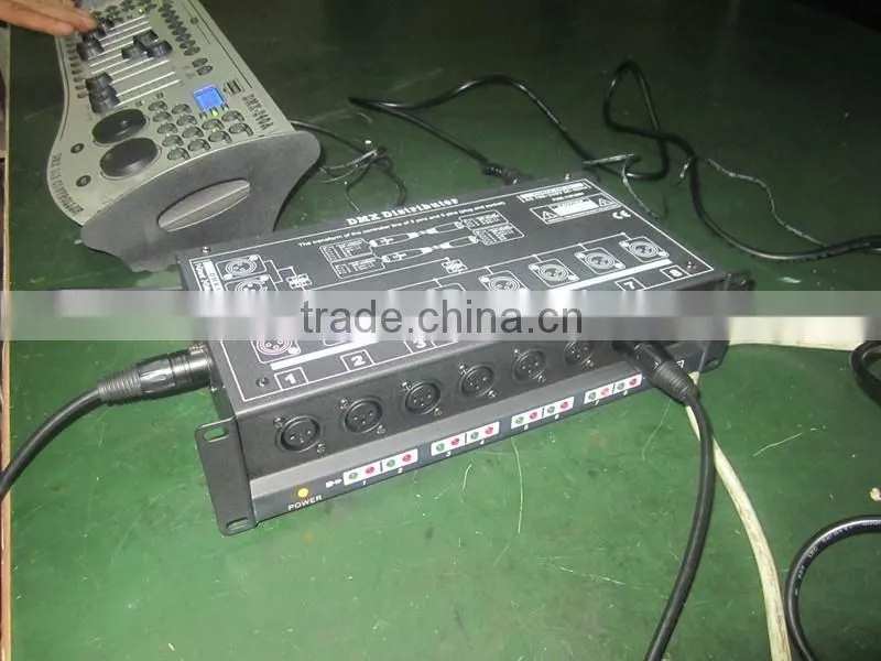 8 heads DMX control professional signal-frequency amplifier