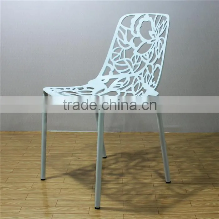 Aluminum outdoor furniture modern hollow forest garden chair