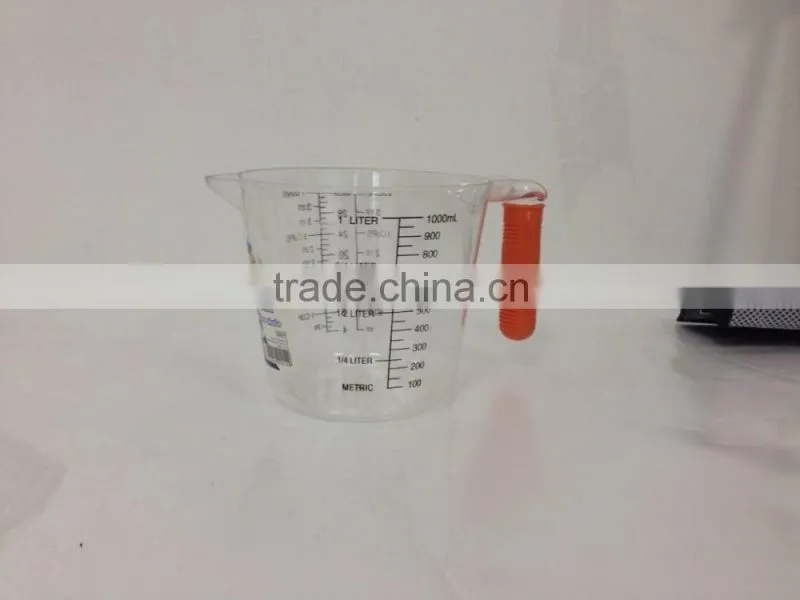 1000ml Kitchen Plastic Measuring Cup With Handle