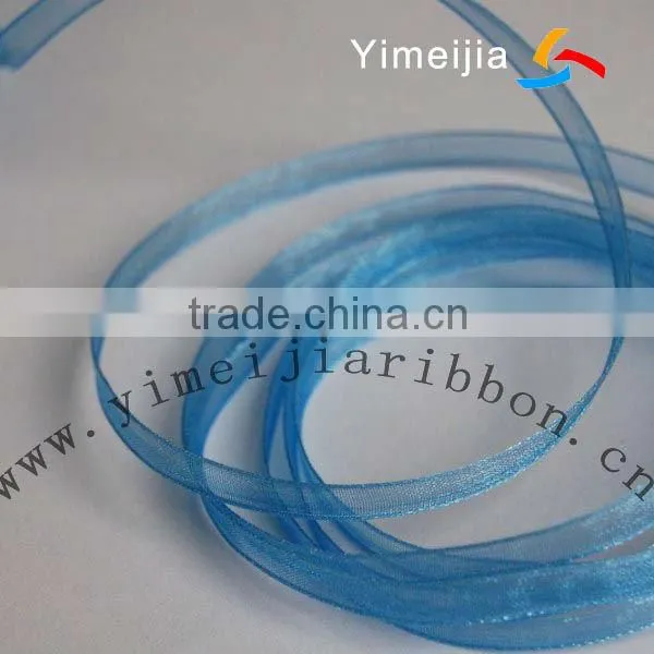 colorful no shrinkage organza ribbon