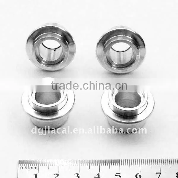 custom precision stainless steel connectors or components cnc lathe hardware parts with one single thread