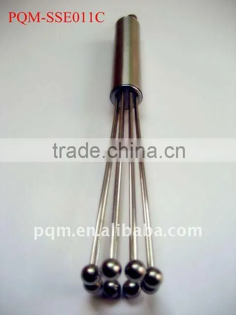 High durability stainless steel egg whisk 011C
