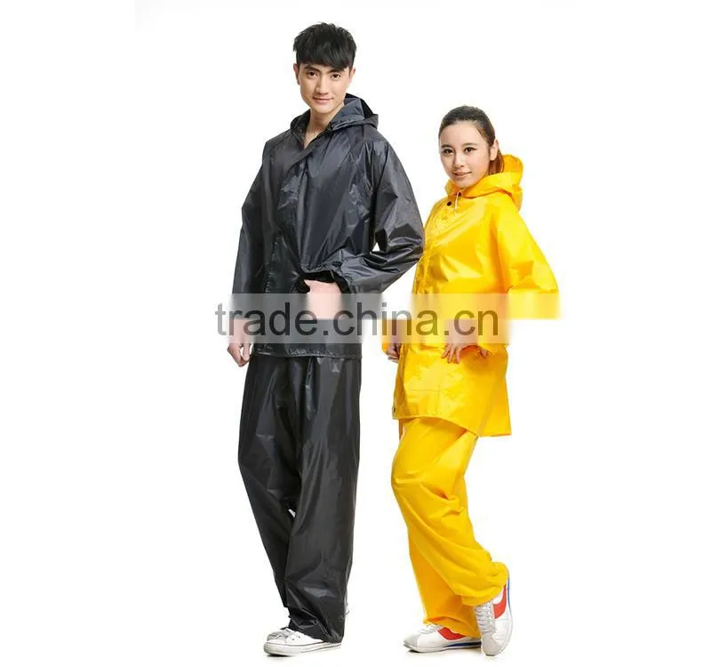 adult PVC fashion sport rainwear
