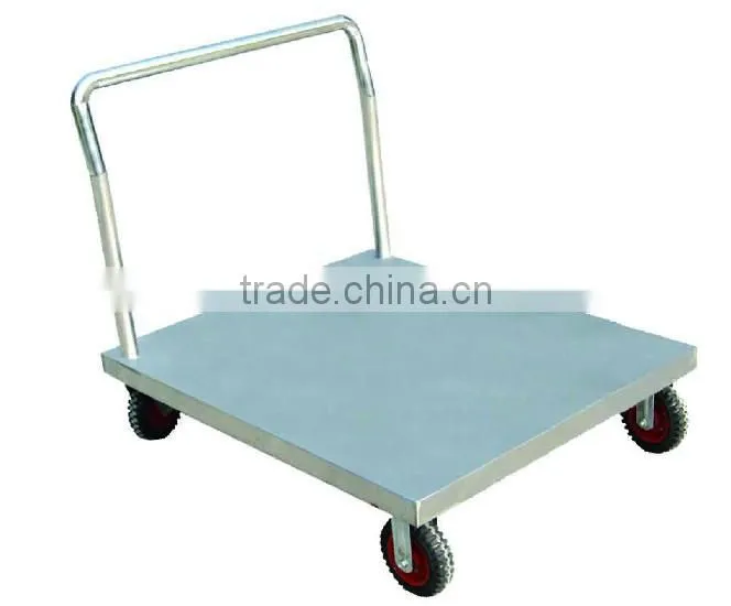 APEX supermarket or restaurant custom make flat top board pack trolley/mobile kitchen truck