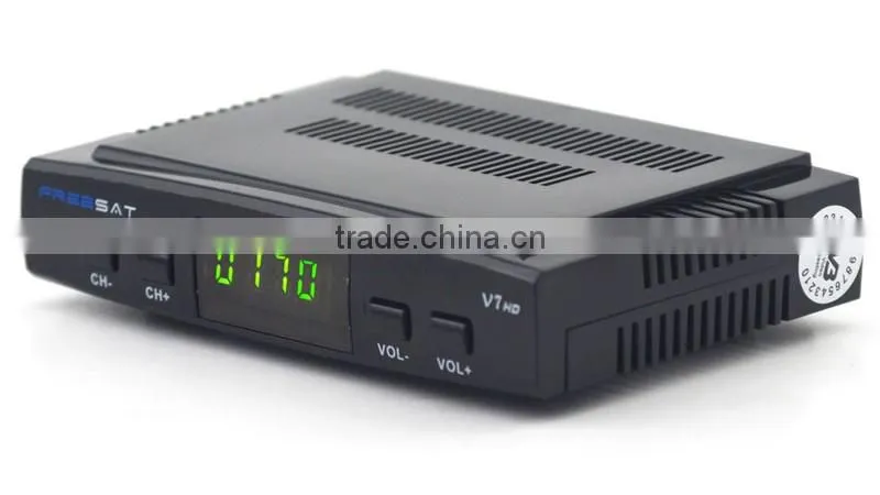 Stock Dvb-s2 1080p Full Hd Satellite Receiver Freesat V7 Hd hot selling For Europe/africa/southeast Asia