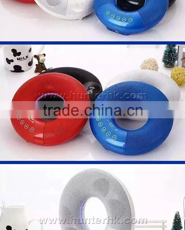 Doughnut Shape LED Light Flashing Bluetooth Speaker
