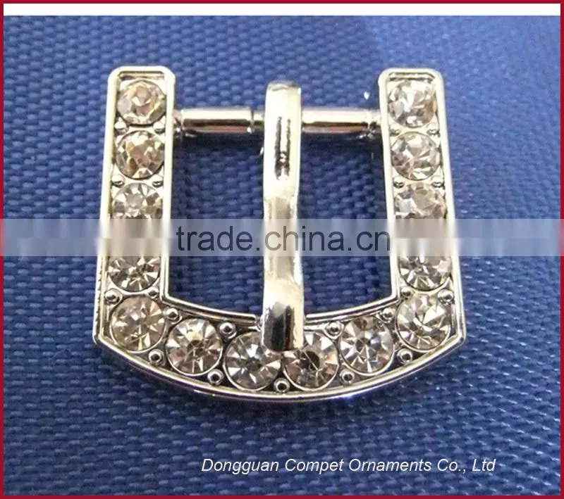 Wholesale 15mm Diamond Square Buckle Pet Collar Alloy Buckles Upscale Rhinestone Dog Collar Buckle