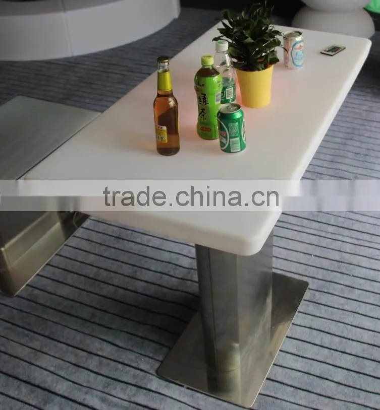 PE Plastic Big Bar Table with LED light and remote 120110E