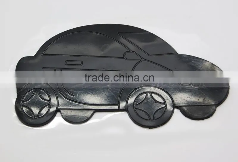 14x8x0.3 CM Car Shape Sticky Anti Slip Mat, Non-slip Pad