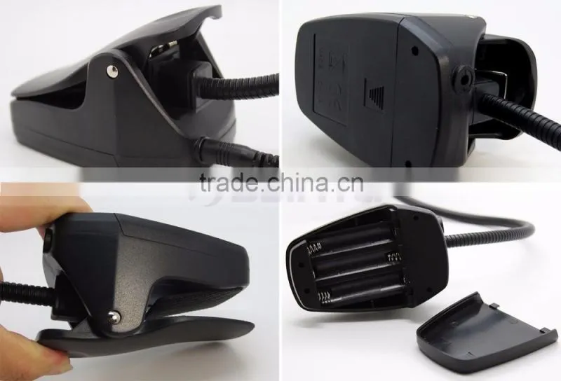 63LM 9 LED Clip On Black Flexible Gooseneck Orchestra Music Stand Lamp