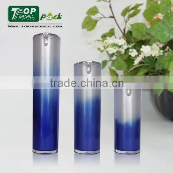 Round Clear Acrylic Cosmetic Jar with Aluminum Cap 50ml Manufacturer Made in China