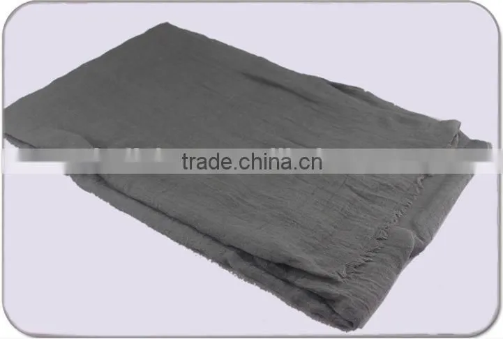 2014 Winter New Arrival Solid Grey Color Fashion Lady Scarf