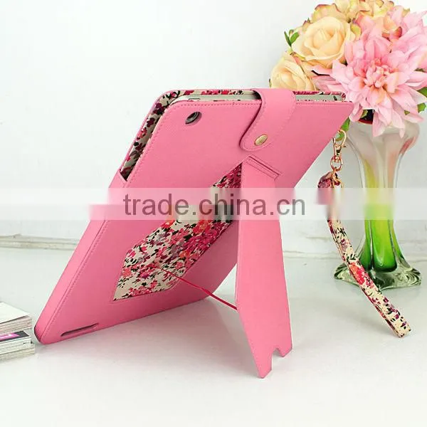 mirror case for ipad 2 3 4 beauty leahter case for ipad