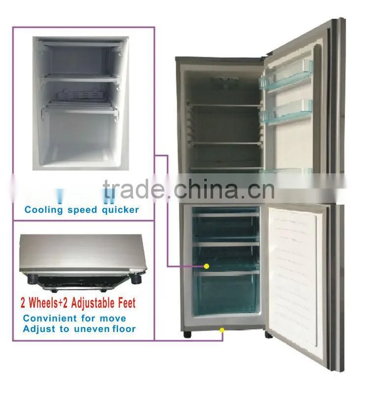 BCD-168 DC12/24V Solar Refrigerator Freezer 168L