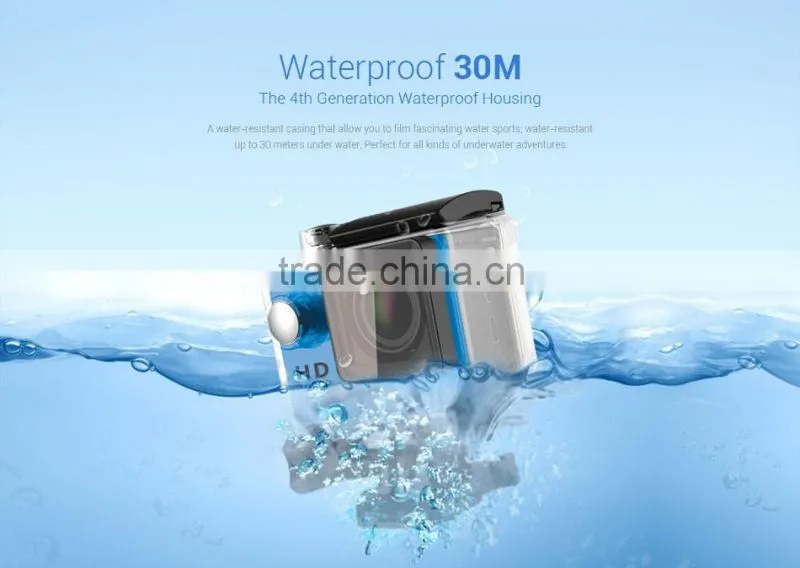 Quality Action Sport CAM 2.0 Inch A9 Action Camera 1080P Full HD 30M Waterproof Sport DV Camera