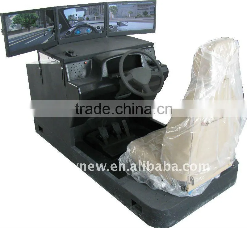 simulator with 3 screens