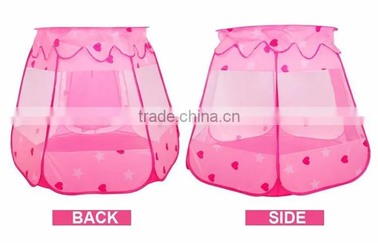 Princess Teepee Baby Foldable Outdoor Pop Up Mosquito Net Child Kid Play Tent