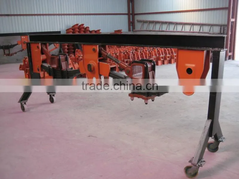 Top quality semi trailer parts suspension parts leaf spring underslung suspension