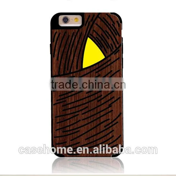 Natural Wood Wooden Hard Case Cover Protect Pattern For Apply Iphone 5s 6