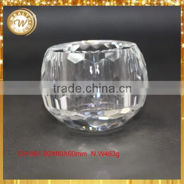 Alibaba china Cheapest hurricane crystal votive candleholder