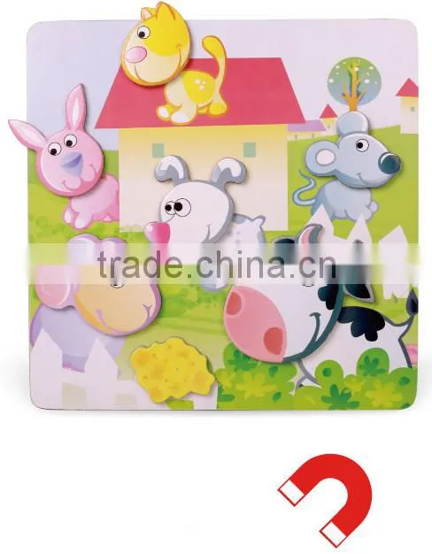 education city games kids silk screen printing sea fish animal design Fishing Puzzle Manufacturers