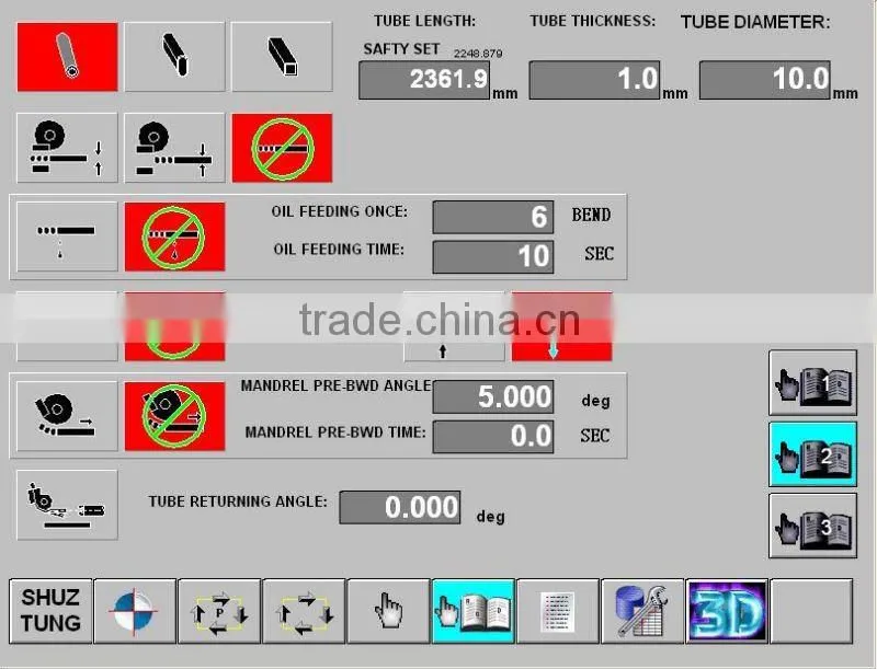 CNC pipe bending machine