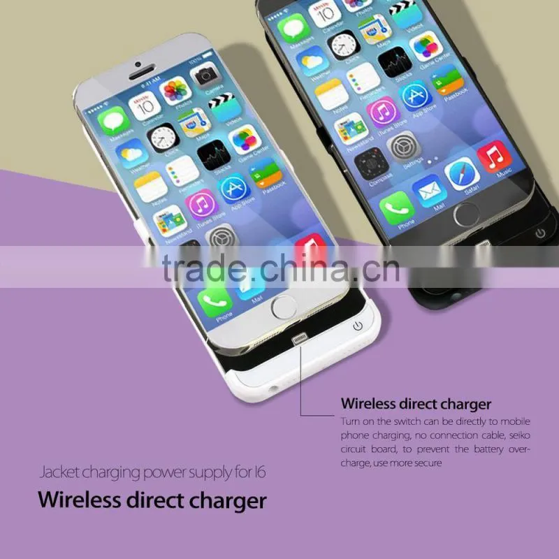 2015 classic style power bank case 3200mAH battery capacity power bank case for Iphone 6