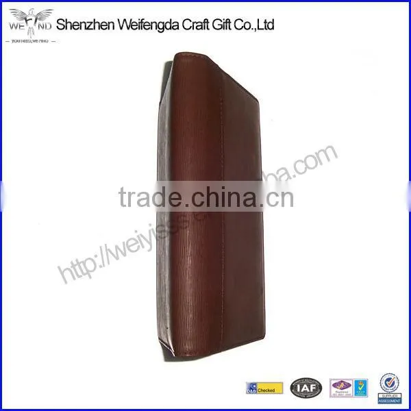 Factory New High Quality Pocket Fashion Custom Spiral Leather Notebook
