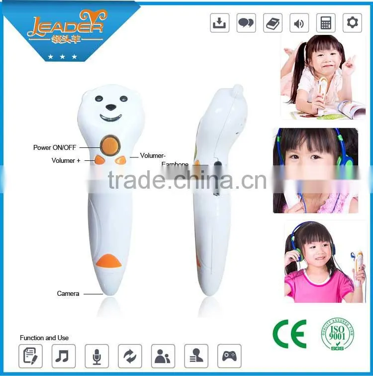 OEM manufacturer portable manipulative toys english alphabet learning reading pen