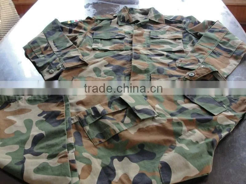 Sudan army Woodland Camouflage BDU Military Uniform