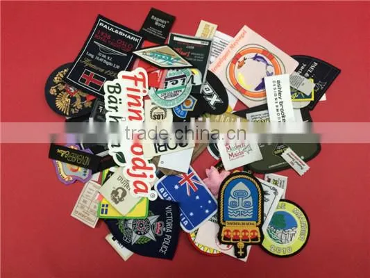 Factory design custom high quality woven patch embroidered patches
