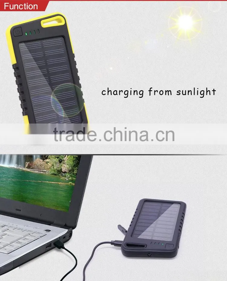 4000mah rohs Solar Power Bank charger for samsung galaxy s3