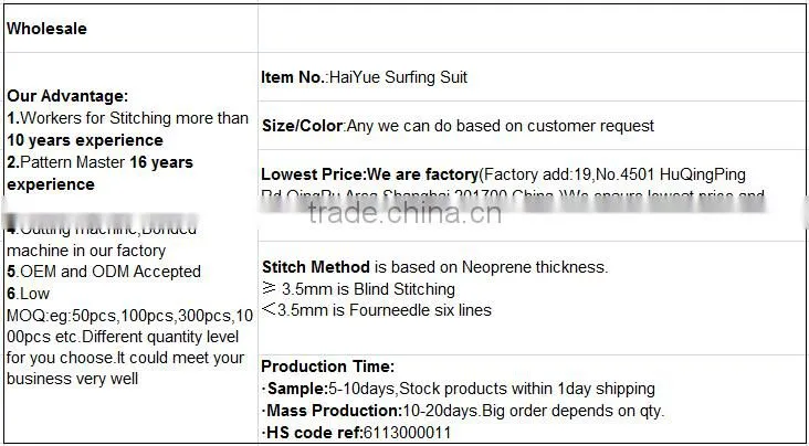 custom design long sleeve surfing suit for sale