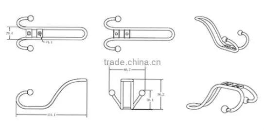 New Design High Quality Wooden Coat Hook
